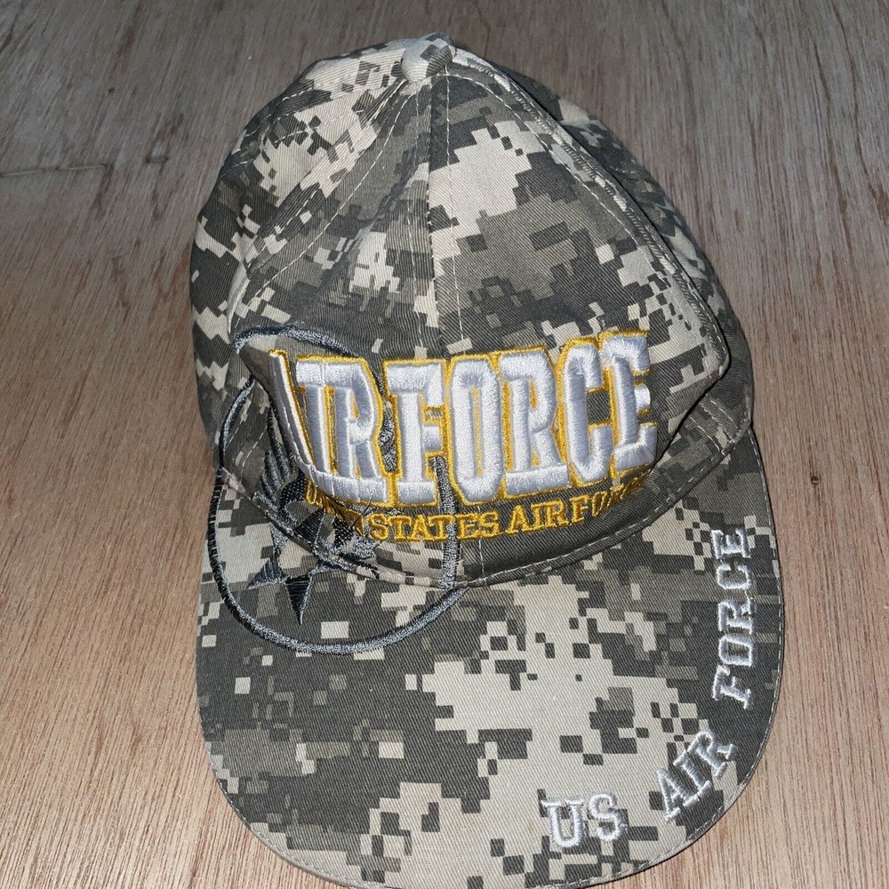 United States US Air Force Military USAF Embroidered Camo Baseball Cap Hat‎